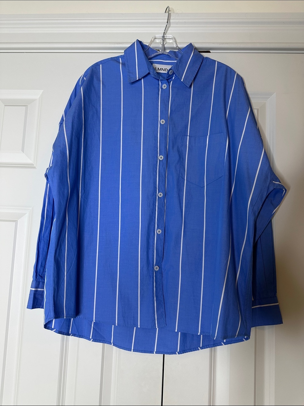 LMND Chiara Striped Shirt in Blue SzM